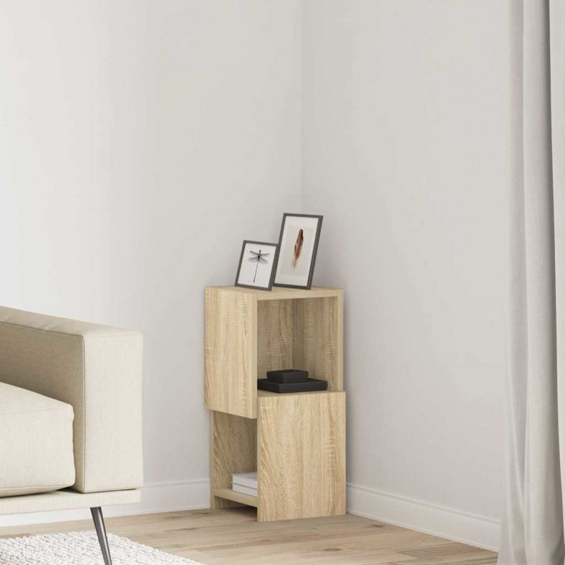 Szafka narożna Dąb Sonoma 25,5x25x55cm Materiał drewnopochodny