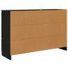 Bufet z szufladą Czarny 100 x 30 x 65,6 Materiał drewnopochodny