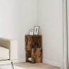 Szafka narożna Dąb wędzony 25,5x25x55cm Materiał drewnopochodny