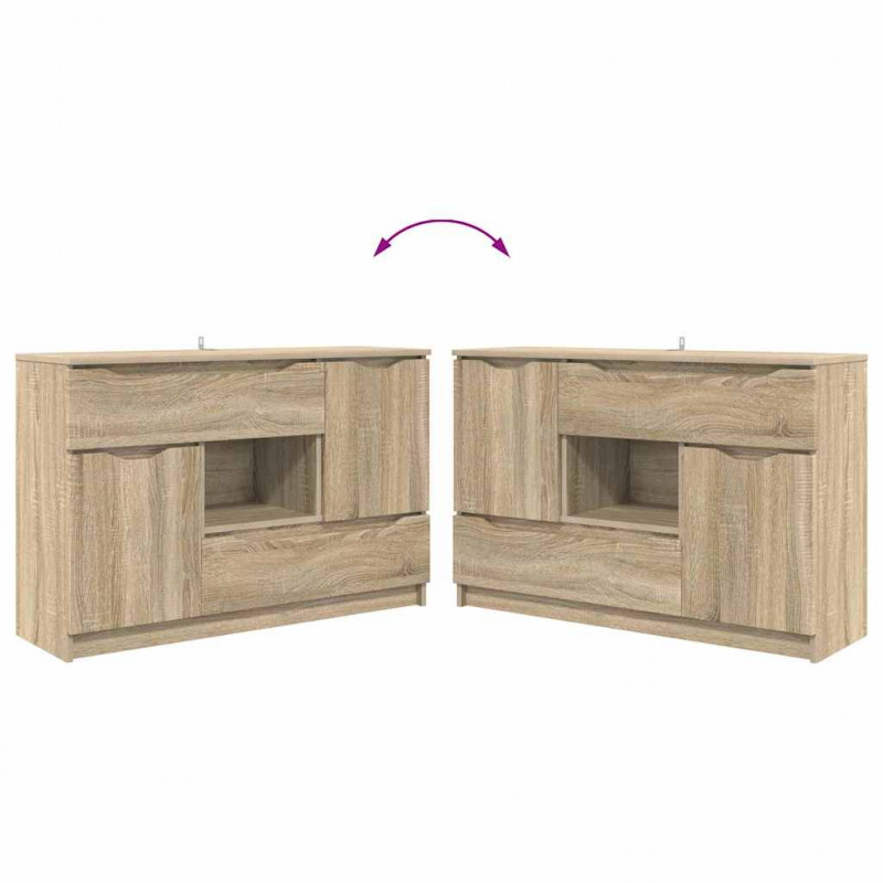 Bufet Dąb Sonoma 100 x 30 x 65,6 Materiał drewnopochodny
