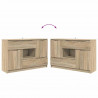 Bufet Dąb Sonoma 100 x 30 x 65,6 Materiał drewnopochodny