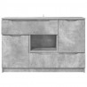 Bufet Betonowy szary 100 x 30 x 65,6 Materiał drewnopochodny