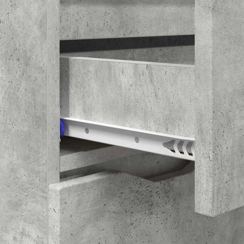 Bufet Betonowy szary 100 x 30 x 65,6 Materiał drewnopochodny