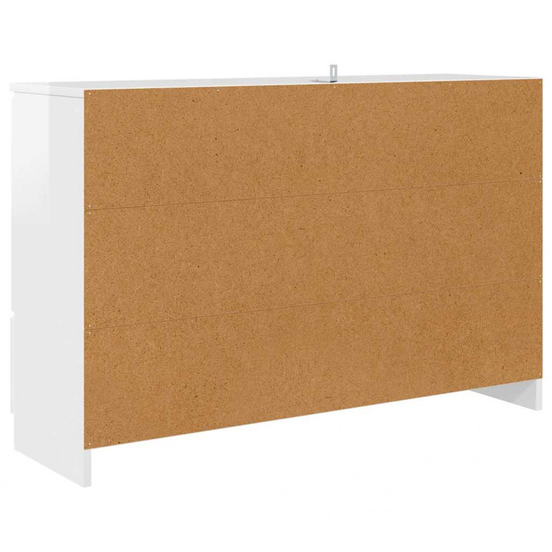 Bufet z szufladą Wysoki połysk biały 100 x 30 x 65,6