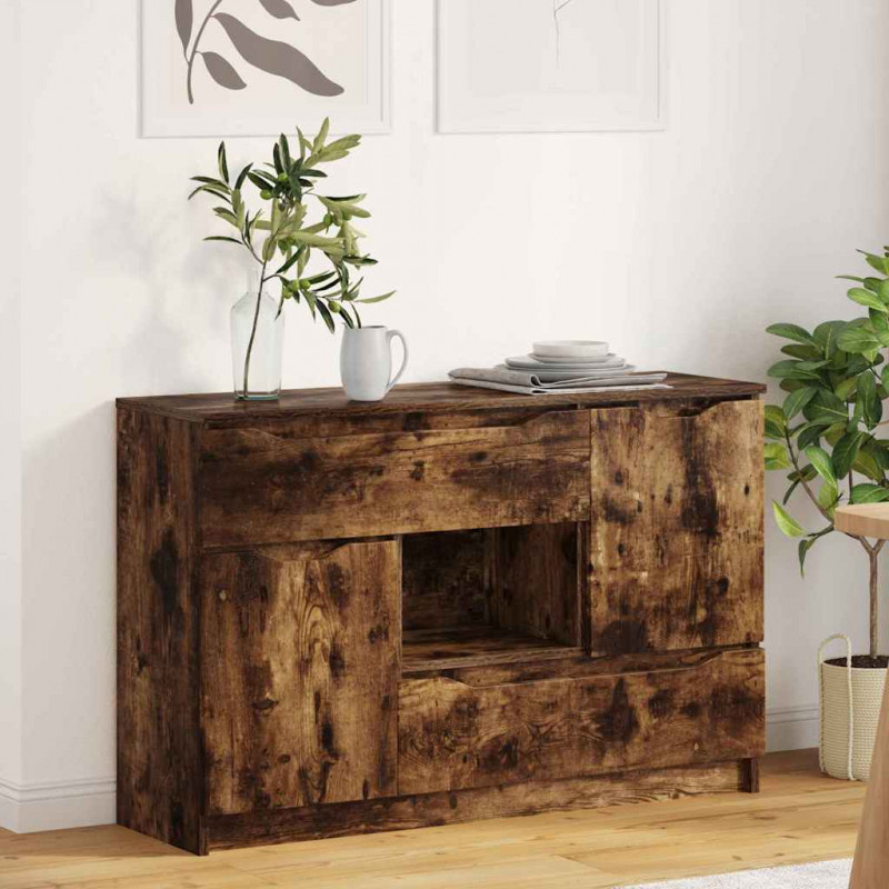 Bufet Dąb wędzony 100 x 30 x 65,6 Materiał drewnopochodny