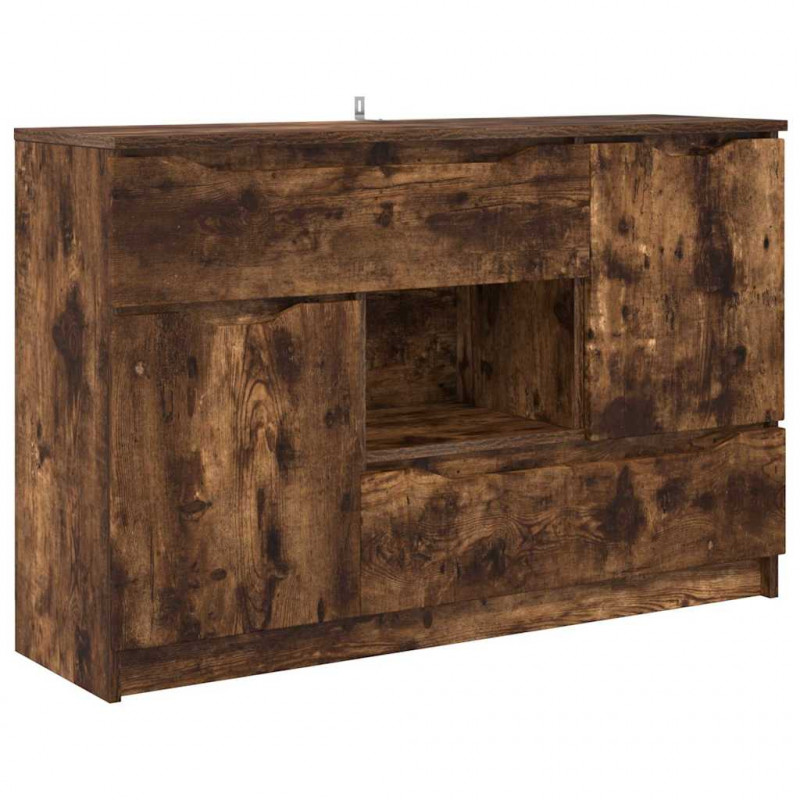 Bufet Dąb wędzony 100 x 30 x 65,6 Materiał drewnopochodny