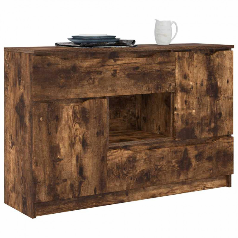 Bufet Dąb wędzony 100 x 30 x 65,6 Materiał drewnopochodny