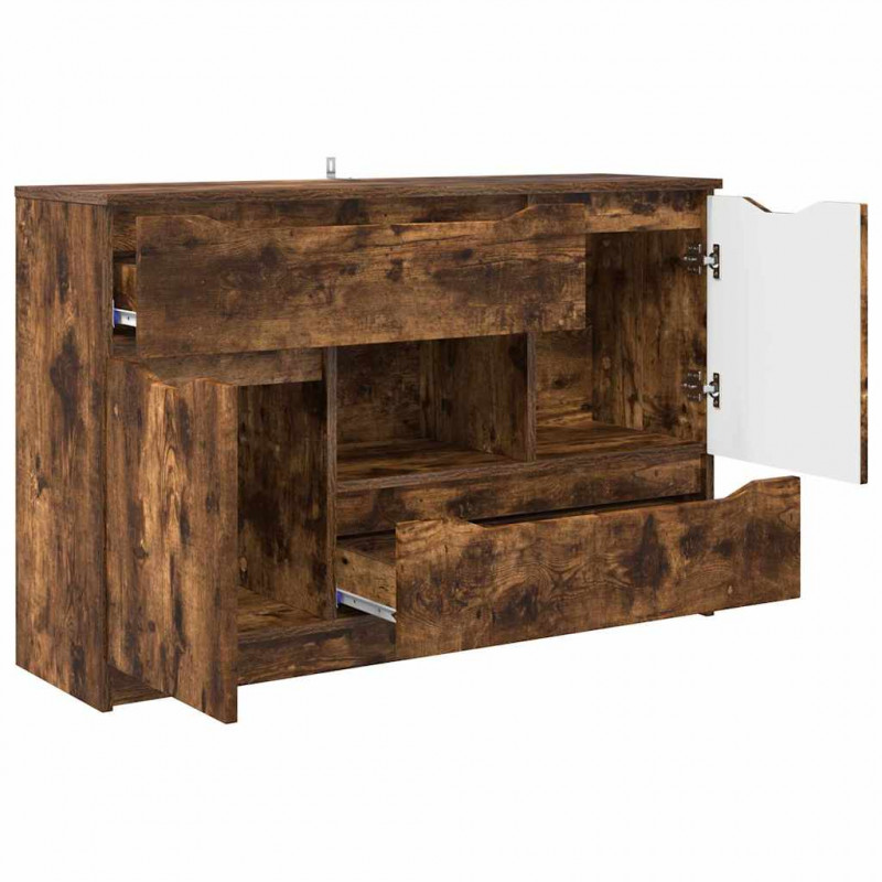 Bufet Dąb wędzony 100 x 30 x 65,6 Materiał drewnopochodny