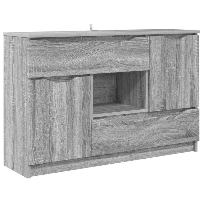 Bufet Szary Sonoma 100 x 30 x 65,6 Materiał drewnopochodny