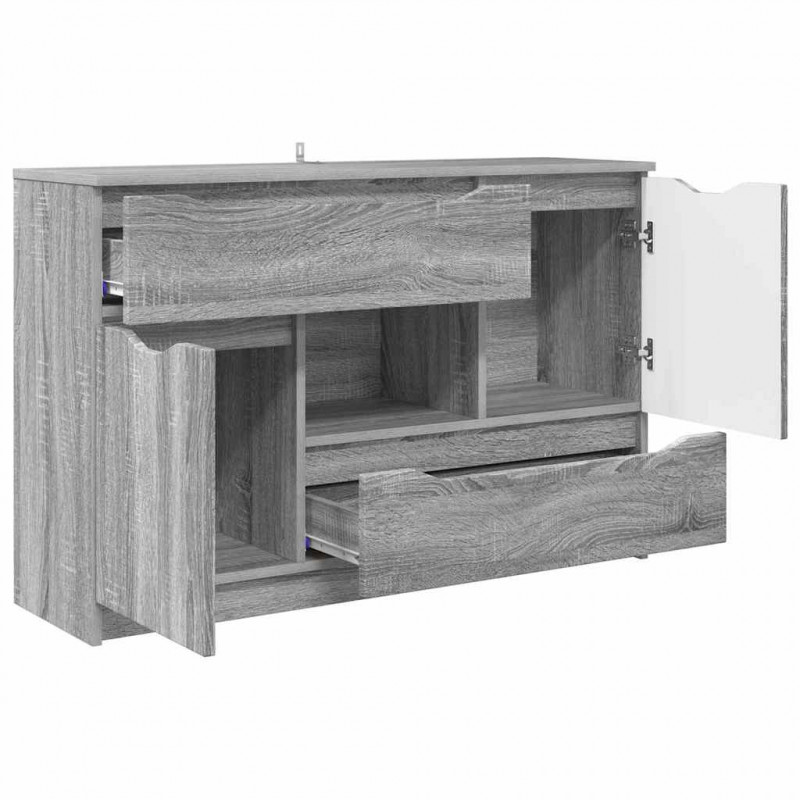 Bufet Szary Sonoma 100 x 30 x 65,6 Materiał drewnopochodny