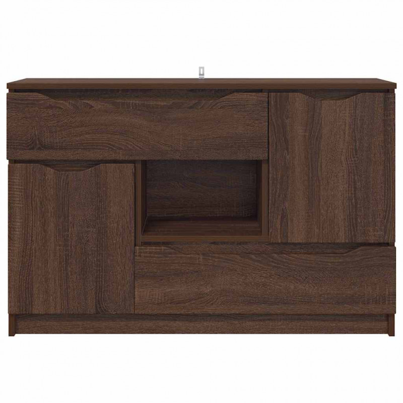 Bufet Brązowy dąb 100 x 30 x 65,6 Materiał drewnopochodny