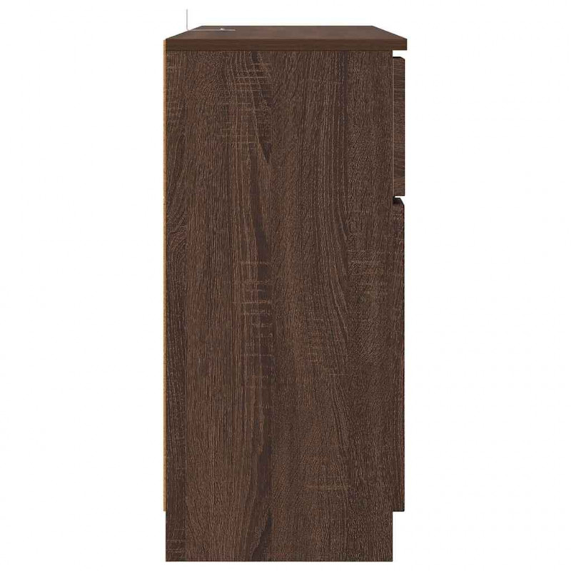 Bufet Brązowy dąb 100 x 30 x 65,6 Materiał drewnopochodny