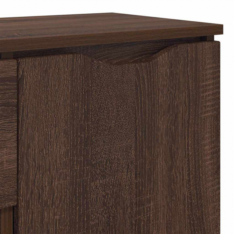Bufet Brązowy dąb 100 x 30 x 65,6 Materiał drewnopochodny
