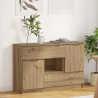 Bufet Dąb rzemieślniczy 100 x 30 x 65,6 Materiał drewnopochodny