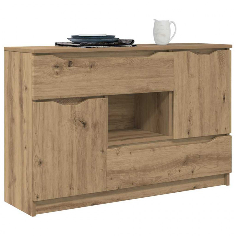 Bufet Dąb rzemieślniczy 100 x 30 x 65,6 Materiał drewnopochodny