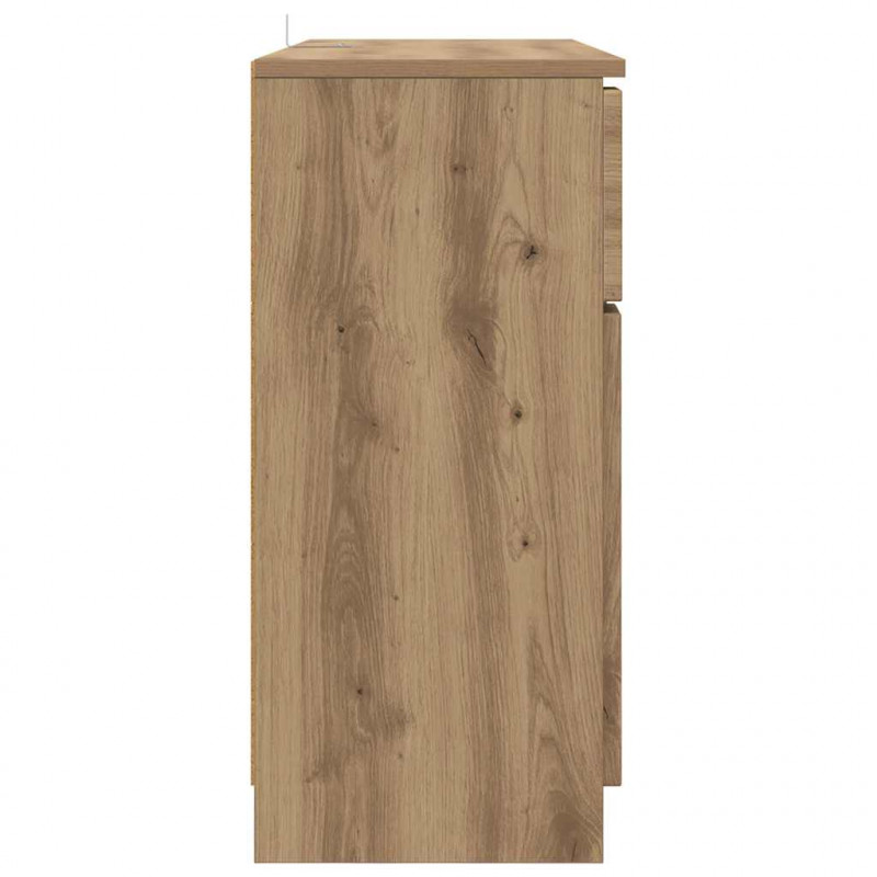 Bufet Dąb rzemieślniczy 100 x 30 x 65,6 Materiał drewnopochodny