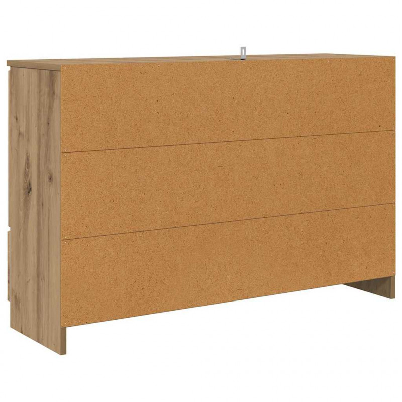 Bufet Dąb rzemieślniczy 100 x 30 x 65,6 Materiał drewnopochodny
