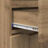 Bufet Dąb rzemieślniczy 100 x 30 x 65,6 Materiał drewnopochodny