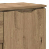 Bufet Dąb rzemieślniczy 100 x 30 x 65,6 Materiał drewnopochodny