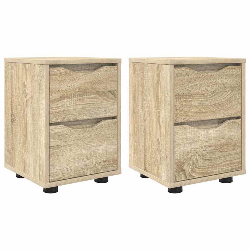 Szafki nocne z szufladą 2 pcs Dąb Sonoma 30,5 x 30 x 43 cm