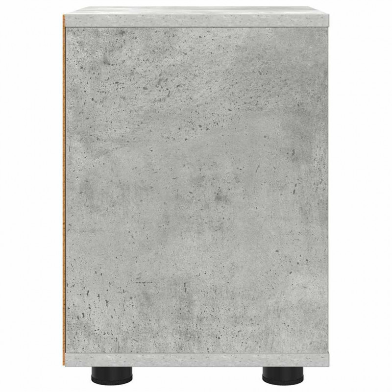 Szafki nocne z szufladą 2 pcs Betonowy szary 30,5 x 30 x 43 cm