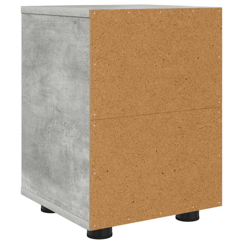 Szafki nocne z szufladą 2 pcs Betonowy szary 30,5 x 30 x 43 cm
