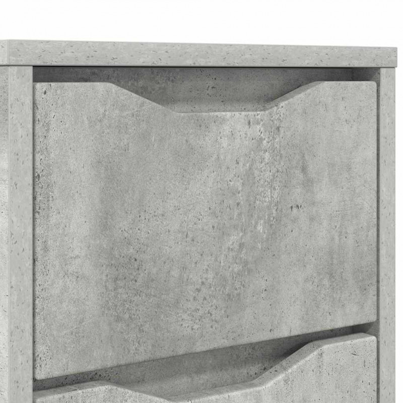 Szafki nocne z szufladą 2 pcs Betonowy szary 30,5 x 30 x 43 cm