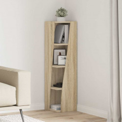 Szafka narożna Dąb Sonoma 27,5x27x102cm Materiał drewnopochodny