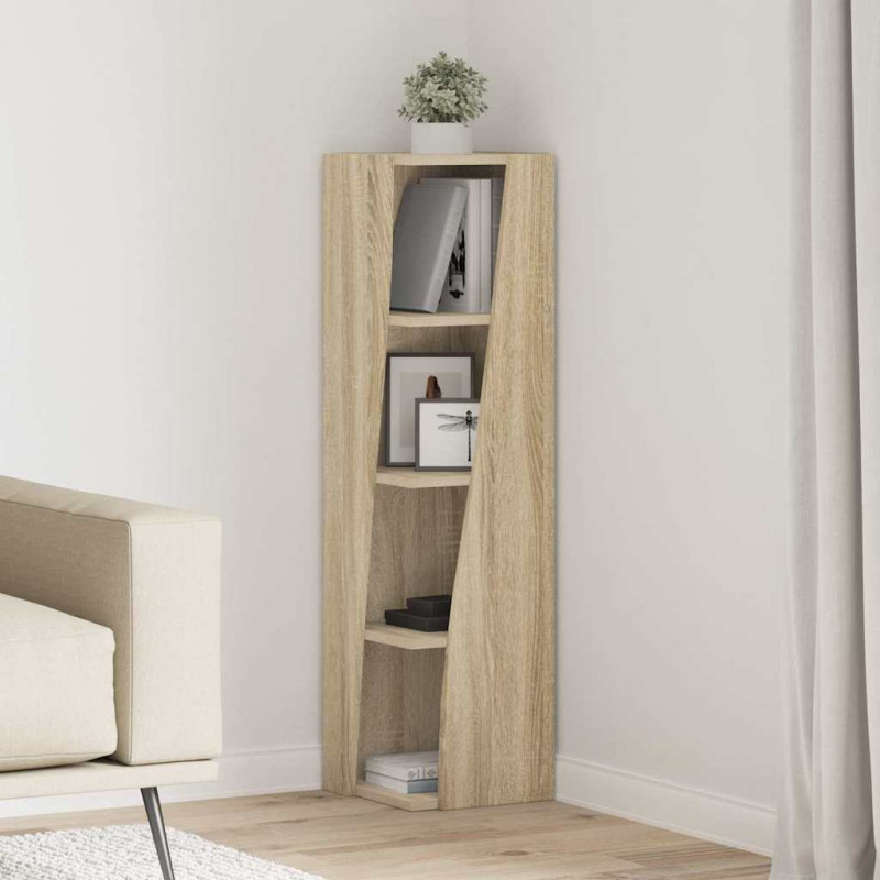 Szafka narożna Dąb Sonoma 27,5x27x102cm Materiał drewnopochodny