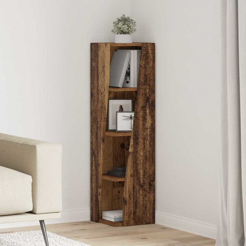 Szafka narożna Stare drewno 27,5x27x102cm