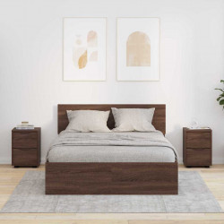 Szafki nocne z szufladą 2 pcs Brązowy dąb 30,5 x 30 x 43 cm