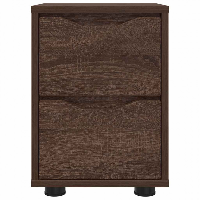 Szafki nocne z szufladą 2 pcs Brązowy dąb 30,5 x 30 x 43 cm