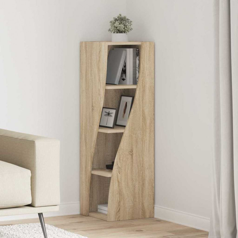 Szafka narożna Dąb Sonoma 32x32x102cm Materiał drewnopochodny