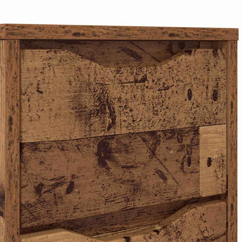 Stolik nocny z szufladą Stare drewno 30,5 x 30 x 43 cm