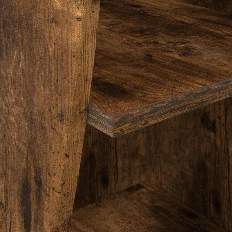 Szafka narożna Dąb wędzony 32x32x102cm Materiał drewnopochodny