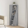 Szafka narożna Szary Sonoma 32x32x102cm Materiał drewnopochodny