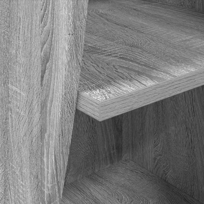 Szafka narożna Szary Sonoma 32x32x102cm Materiał drewnopochodny