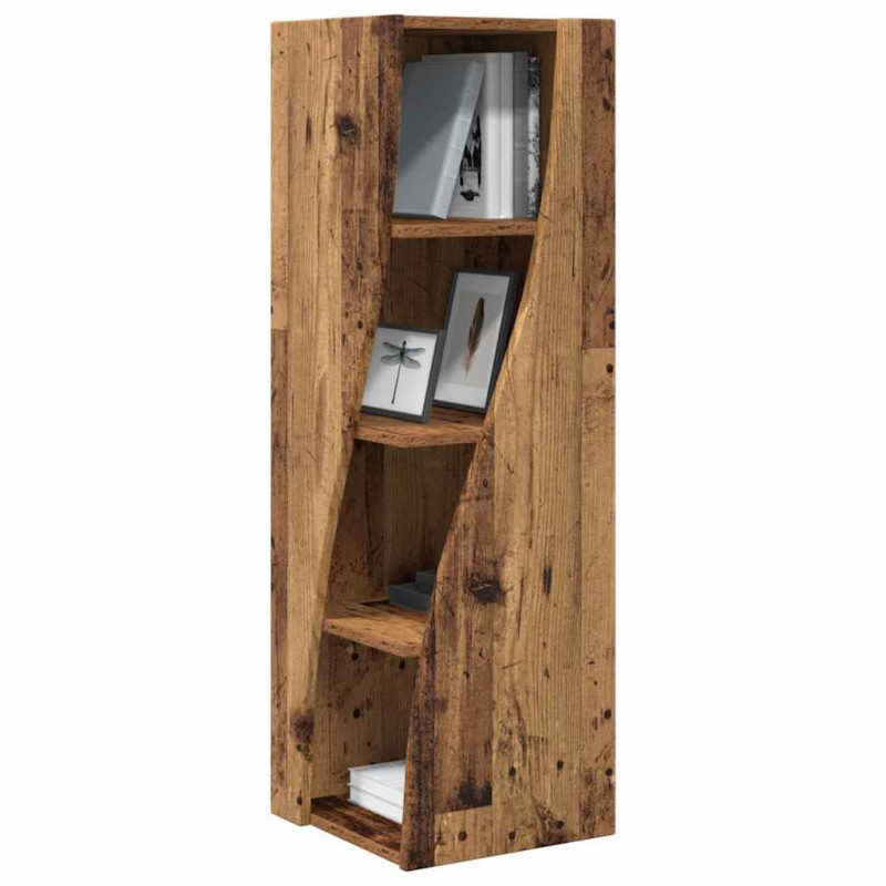 Szafka narożna Stare drewno 32x32x102cm Materiał drewnopochodny