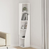 Szafka narożna 27,5x27x140cm Materiał drewnopochodny