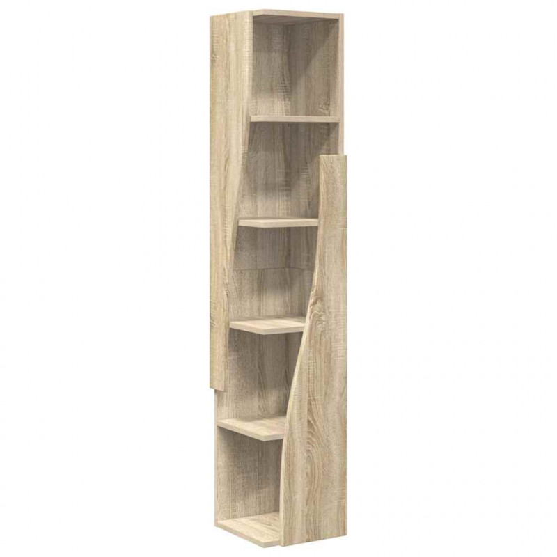 Szafka narożna Dąb Sonoma 27,5x27x140cm Materiał drewnopochodny