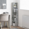 Szafka narożna Betonowy szary 27,5x27x140cm