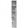 Szafka narożna Betonowy szary 27,5x27x140cm