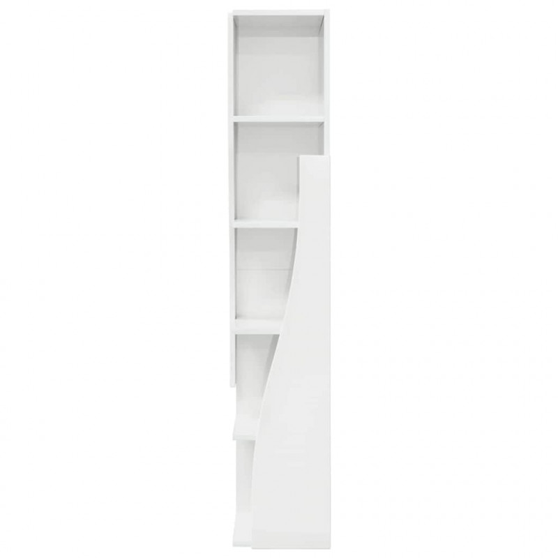 Szafka narożna Wysoki połysk biały 27,5x27x140cm