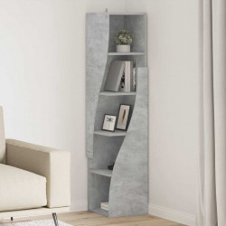 Szafka narożna Betonowy szary 32x32x140cm