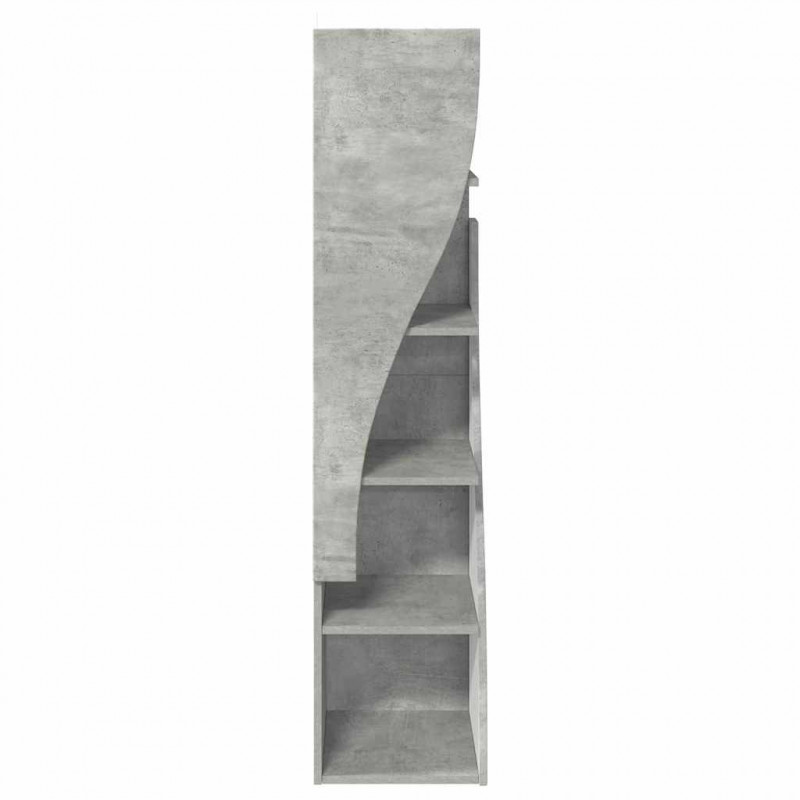 Szafka narożna Betonowy szary 32x32x140cm