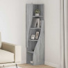 Szafka narożna Szary Sonoma 32x32x140cm Materiał drewnopochodny