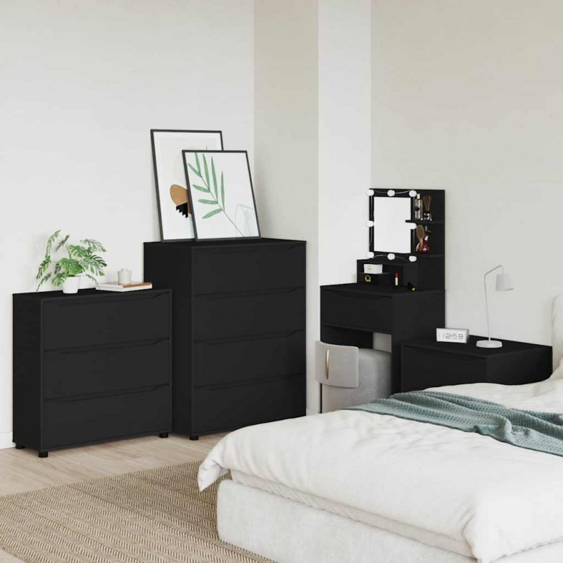 Szafka do przechowywania Czarny 80 x 31 x 81 cm