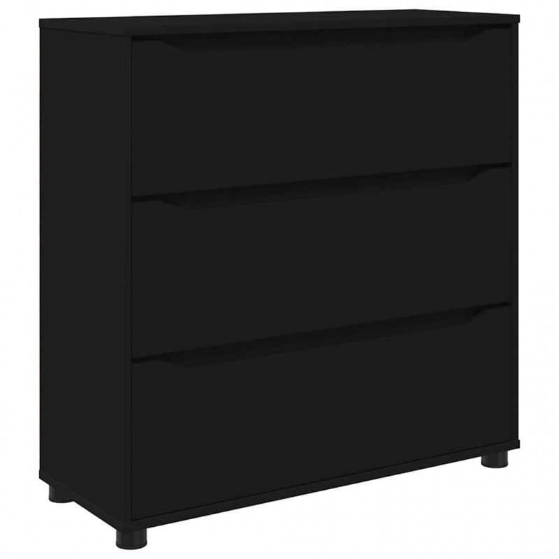 Szafka do przechowywania Czarny 80 x 31 x 81 cm