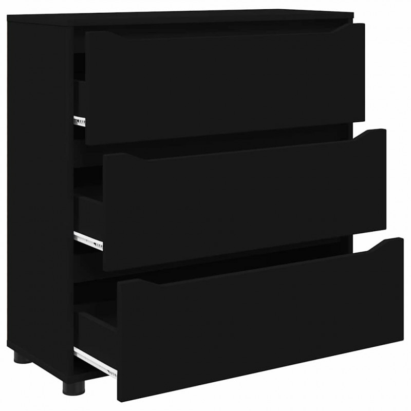 Szafka do przechowywania Czarny 80 x 31 x 81 cm