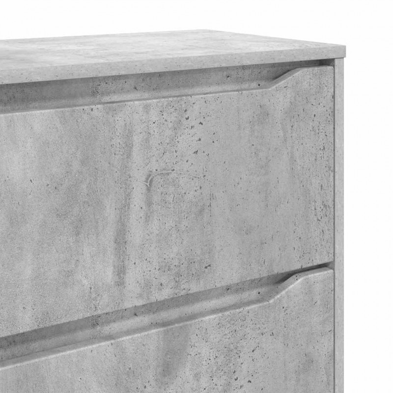 Szafka do przechowywania Betonowy szary 80 x 31 x 81 cm